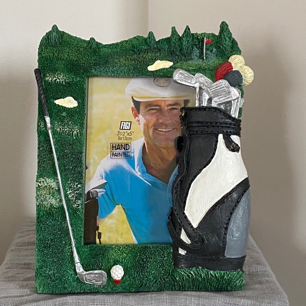 VTG Figi Graphics Medium Golf Photo Frame BNIB